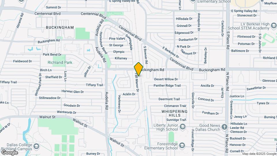13320 Fall Manor Dr Map and Location Details