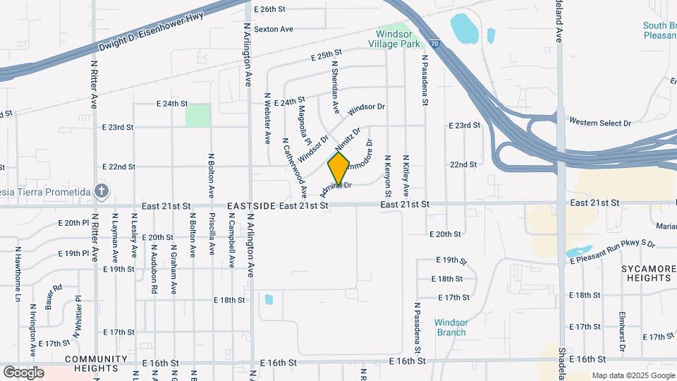 2143 Admiral Dr Map and Location Details