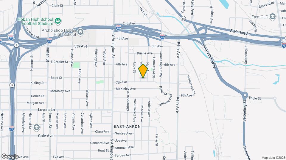 1169 7th Ave Map and Location Details