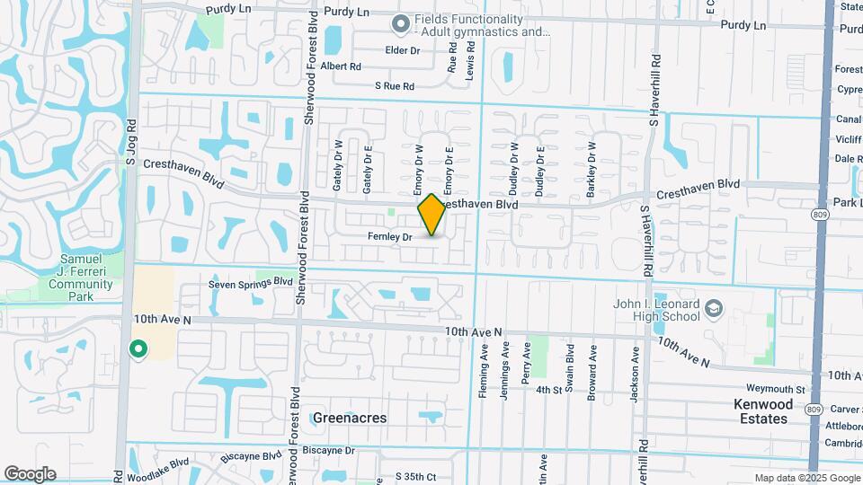 5730 Fernley Dr E Map and Location Details