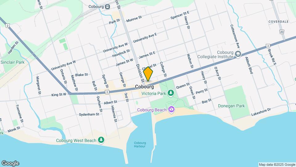 King Cobourg Apartments Map and Location Details