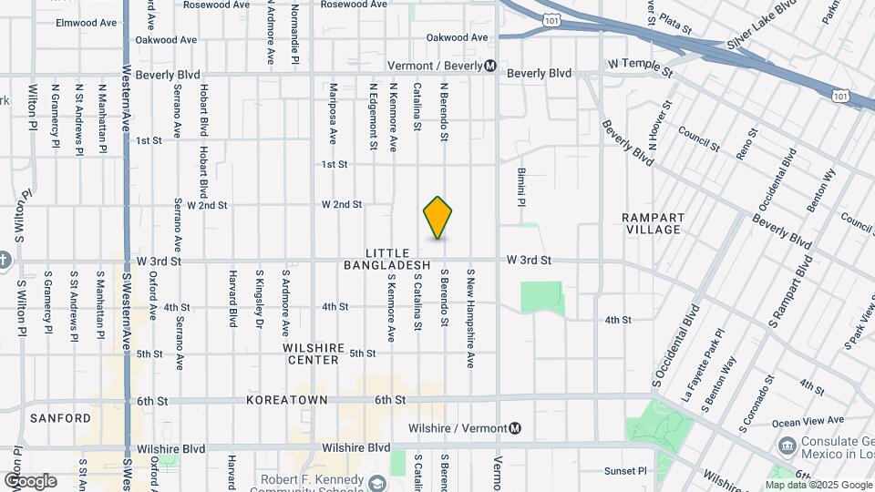 245 S Berendo St Map and Location Details