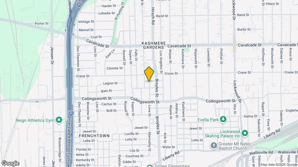 3807 Love St Map and Location Details