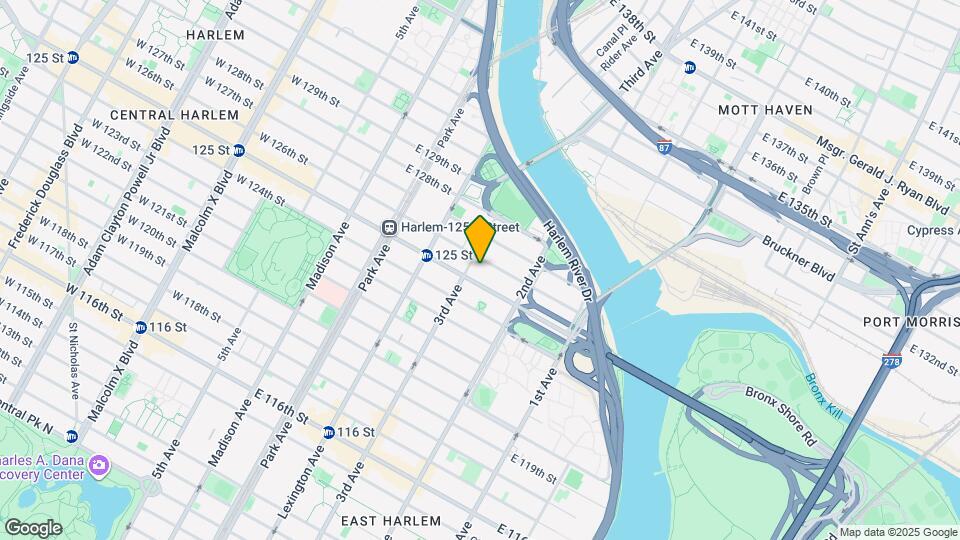 One East Harlem Map and Location Details