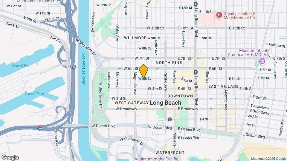 416 W 5th St Map and Location Details
