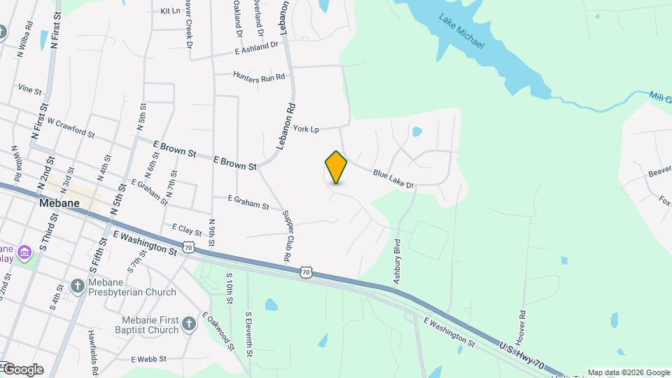 420 Mockingbird Ln Map and Location Details