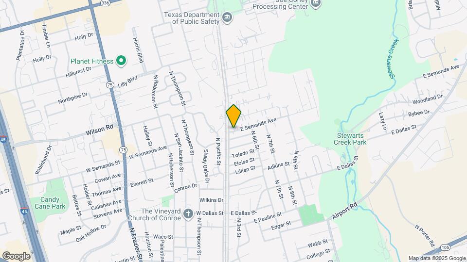 106 E Semands St Mapa y Detalles de la Ubicación