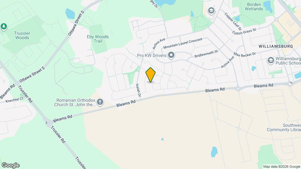 240 Purple Sage Crescent Map and Location Details