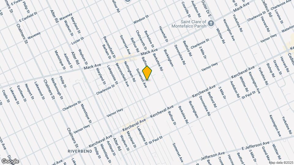 1346 Somerset Ave Mapa y Detalles de la Ubicación