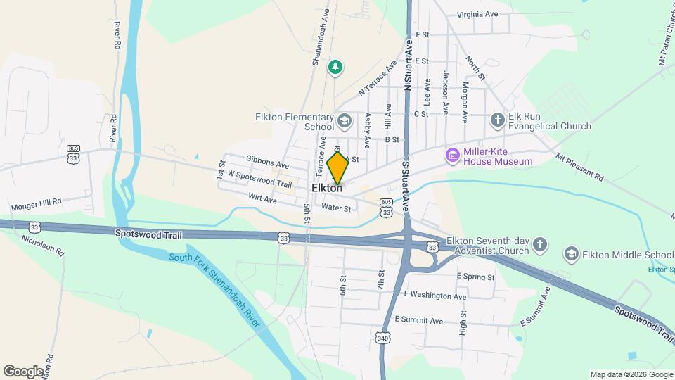 185 W Spotswood Ave Map and Location Details