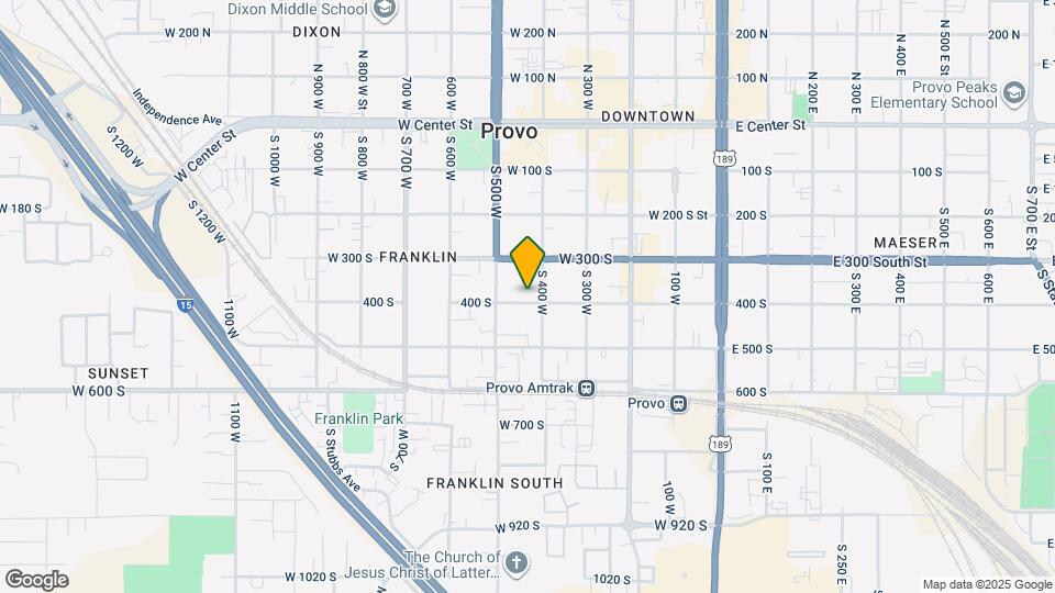 430 S 400 W, Unit 430 Map and Location Details