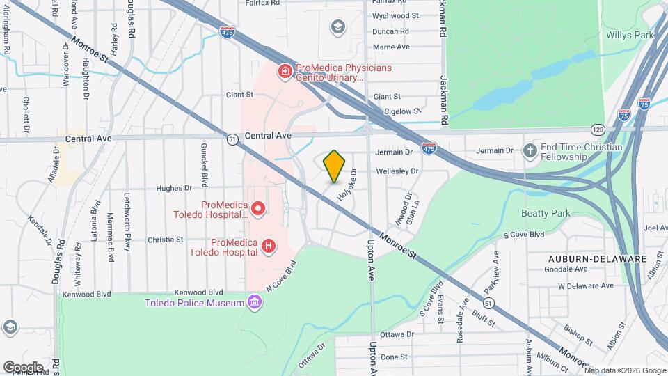 2820 Winsted Dr Mapa y Detalles de la Ubicación