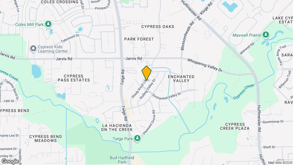 12910 Shady Knoll Ln Map and Location Details