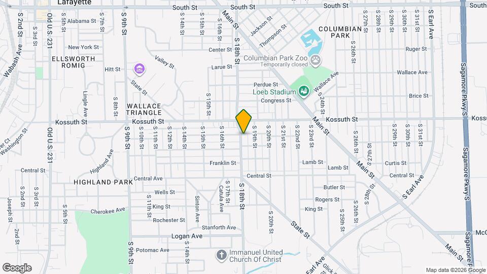 807 S 18th St Map and Location Details