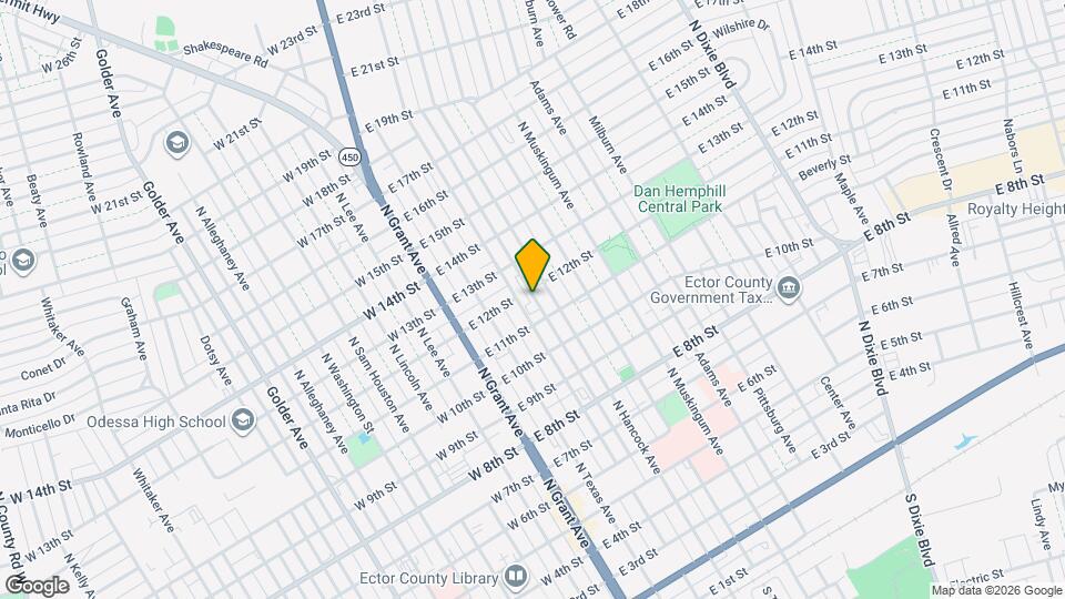 East 12th Townhomes and Apartments Mapa y Detalles de la Ubicación