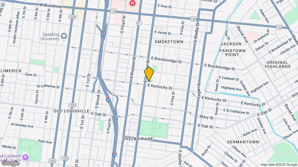 511 E Kentucky St Map and Location Details