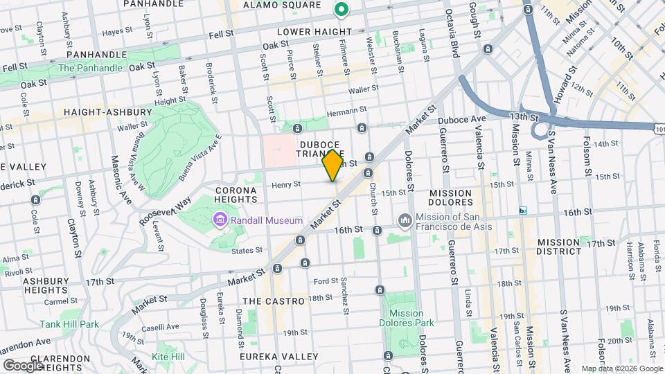 166 Sanchez St Map and Location Details