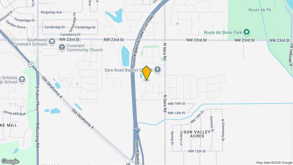 1925 Sara Vista Dr Map and Location Details