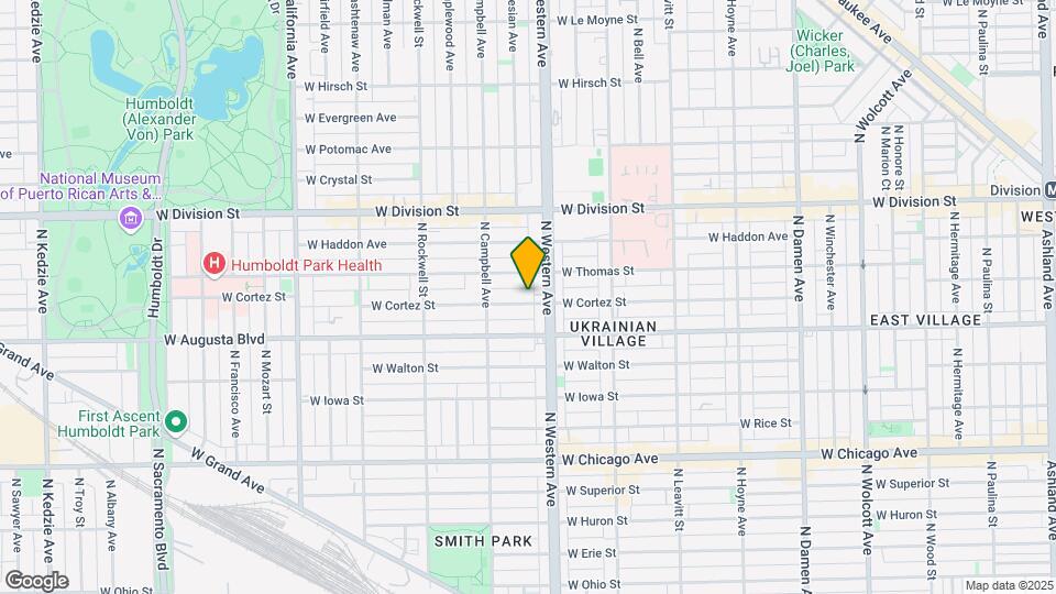 2418 W Cortez St, Unit 3 Map and Location Details