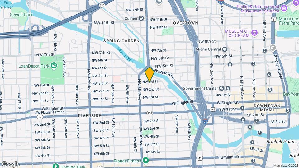 236 NW 7th Ave Map and Location Details