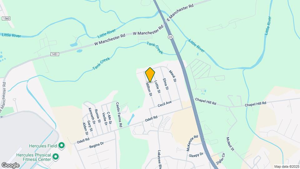 1422 Milton St Map and Location Details