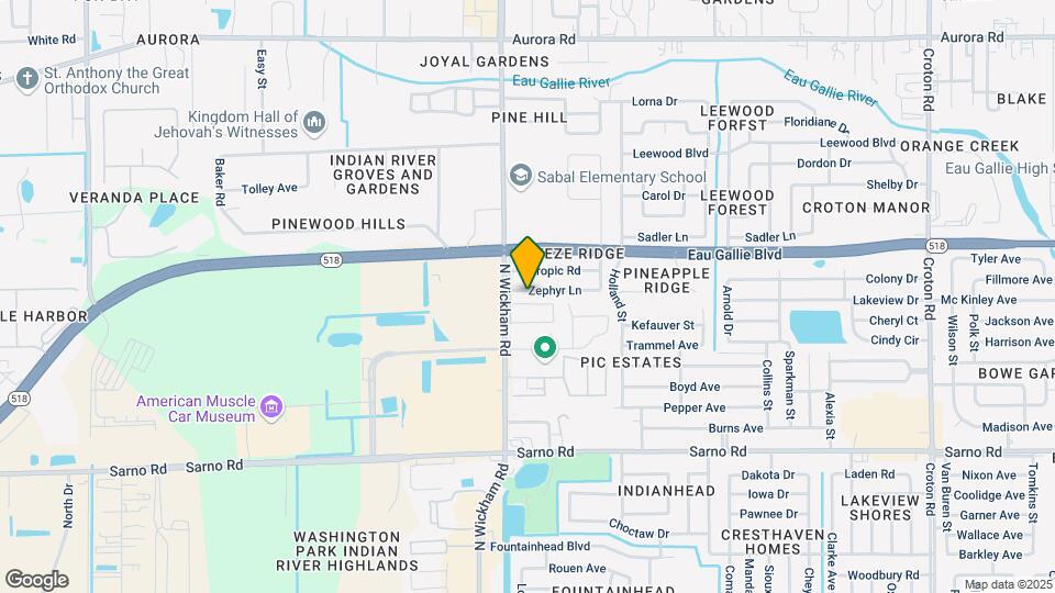 2909 Zephyr Ln Mapa y Detalles de la Ubicación