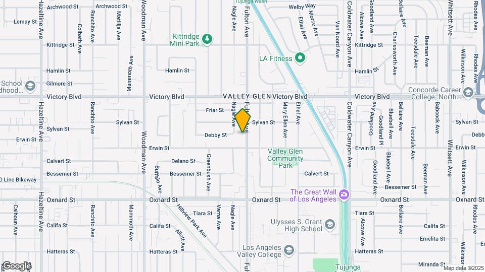 6225 Fulton Ave Mapa y Detalles de la Ubicación