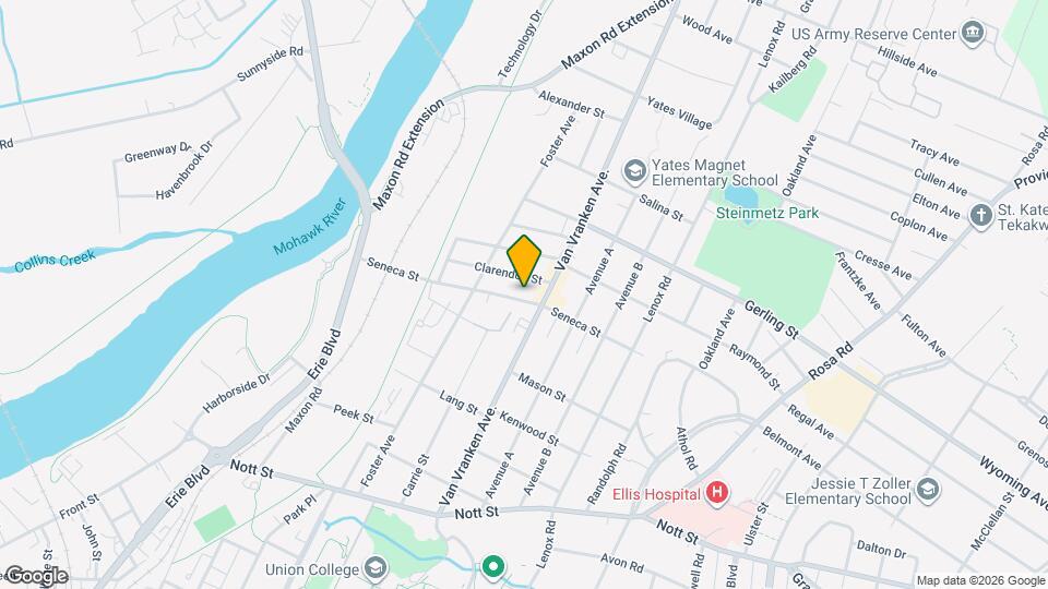 619 Seneca St Map and Location Details