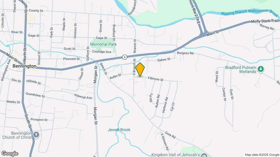 107 Fillmore St Map and Location Details