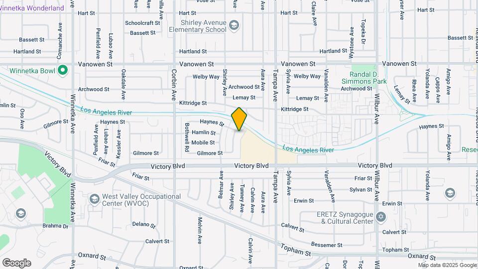 6520 Shirley Ave Map and Location Details