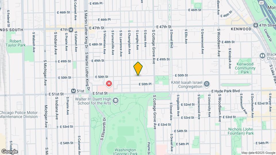 663 E 50th St Map and Location Details