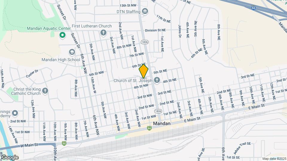 504 1st Ave NW Map and Location Details