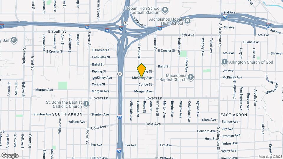 728 McKinley Ave Mapa y Detalles de la Ubicación