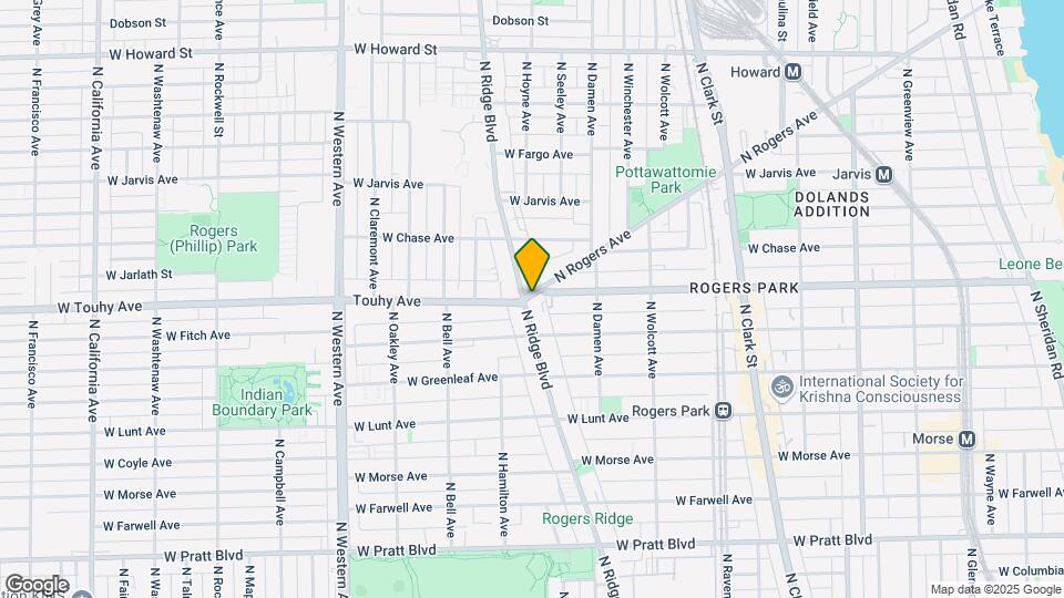 7133 N Ridge Blvd Map and Location Details
