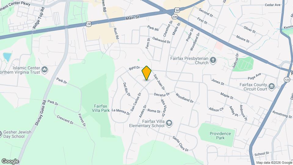 4228 San Carlos Dr Map and Location Details