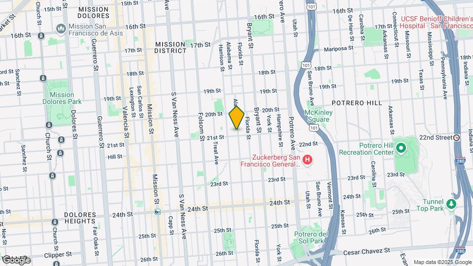 2852 21st St Map and Location Details
