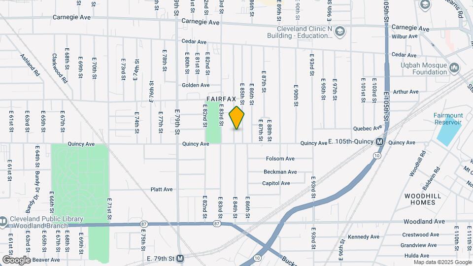 2377 E 84th St Map and Location Details