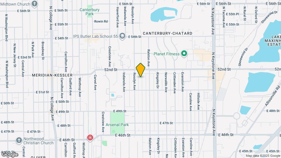 5144 Primrose Ave Map and Location Details