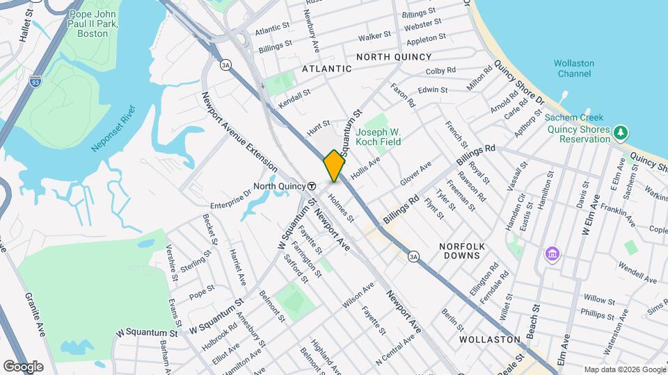 16 W Squantum St Map and Location Details