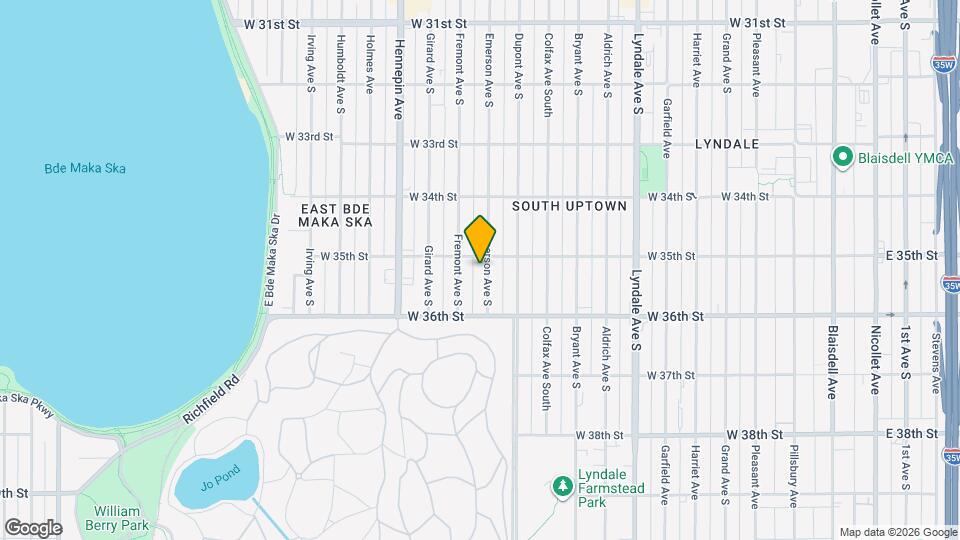 3508 Emerson Ave S Map and Location Details