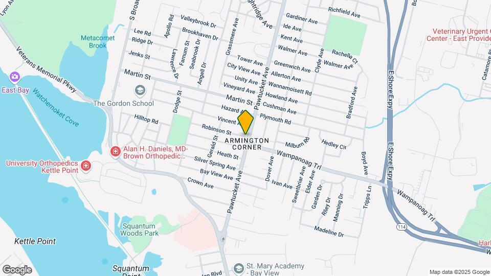 2799 Pawtucket Ave Map and Location Details