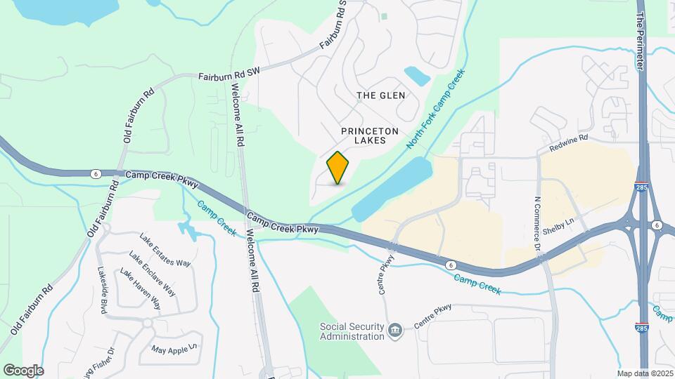 3989 Princeton Lakes Pass SW Map and Location Details