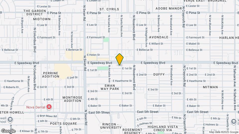 4955 E 1st St Map and Location Details