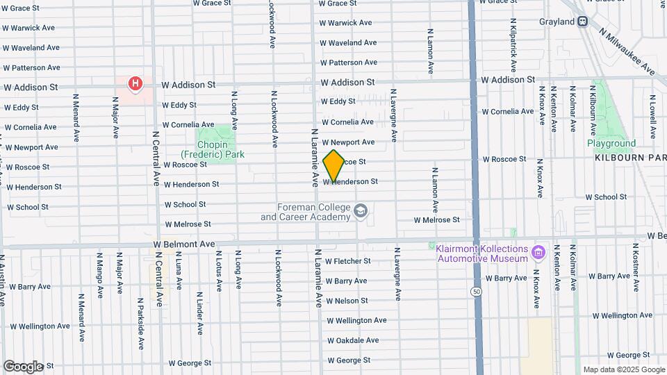 5137 W Henderson St Map and Location Details