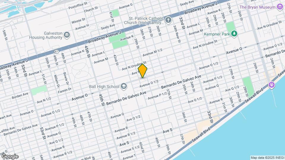 3919 Avenue O Mapa y Detalles de la Ubicación