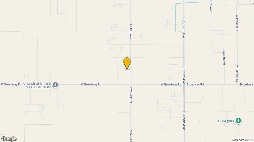 4204 S 343rd Ave Map and Location Details