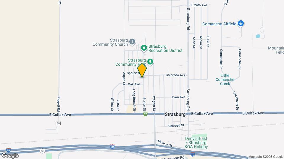 1743 Burton St Map and Location Details