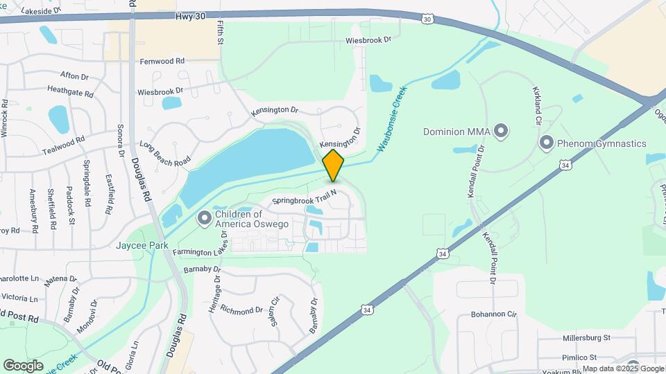 549 Springbrook Trail N Map and Location Details