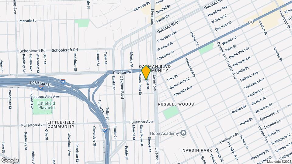 13181 Stoepel St Map and Location Details