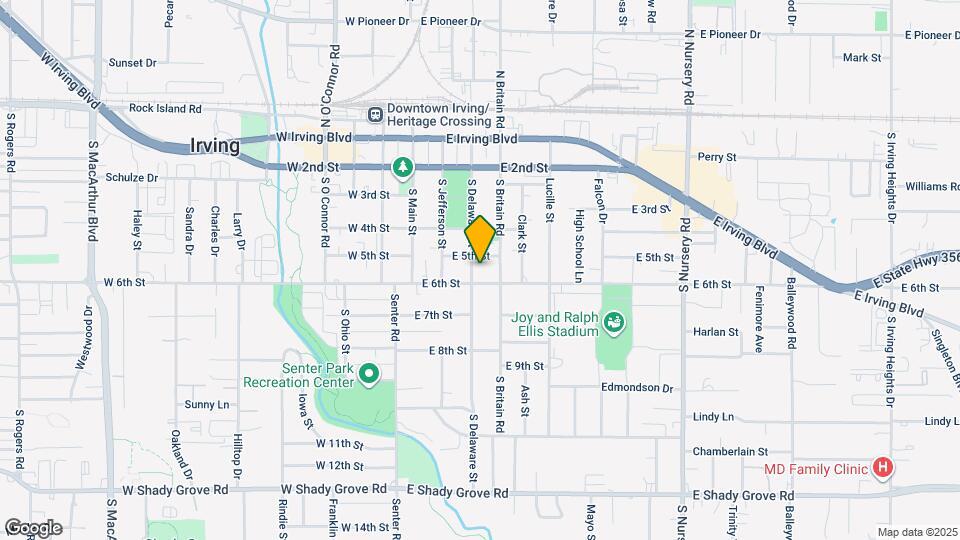 512 S Delaware St, Unit 5 Map and Location Details